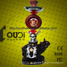 Hot Sale Al Fakher Hookah Hose Narguilé en verre Elephant Hookah